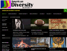 Tablet Screenshot of americandiversityreport.com